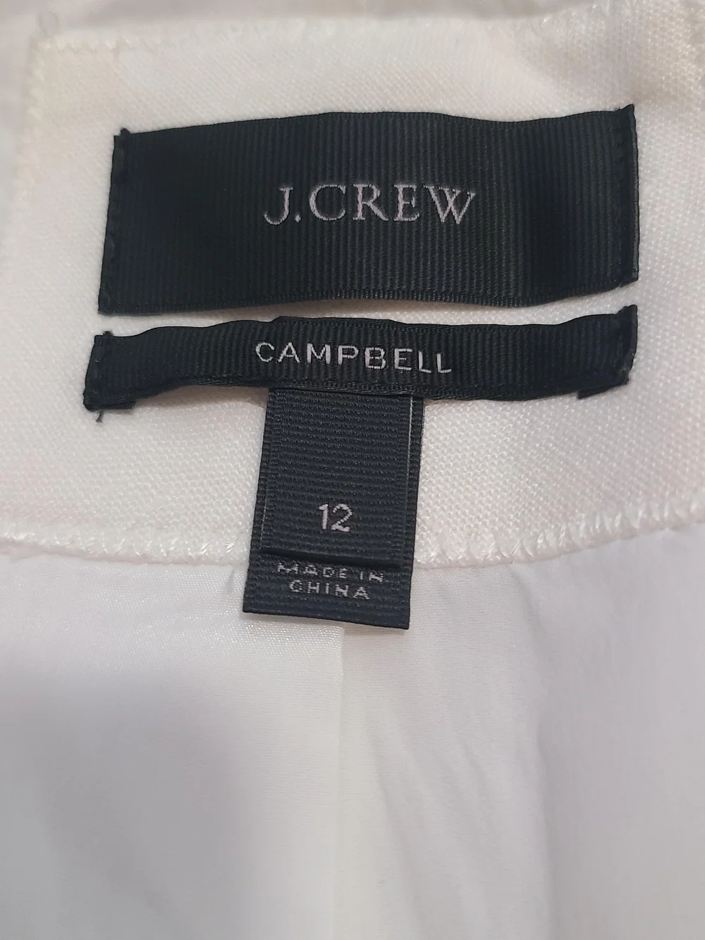 J. Crew One Button Linen Blazer L